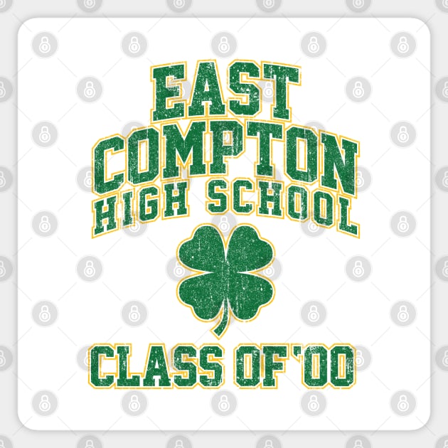 East Compton High School Class of 00 (Variant) Sticker by huckblade